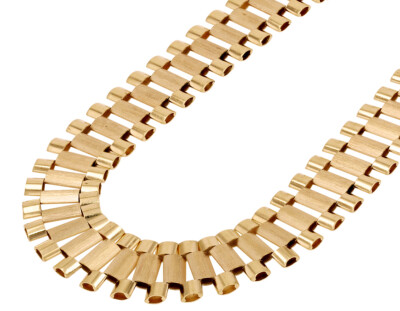 Men's Presidential Link Chain Necklace 16MM Real 10K Yellow Gold 22