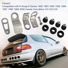 Fit For K-Swap K-Series 1992-00 Honda Civic Motor K Bolt-on Radiator Bracket Kit