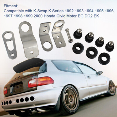 Fit For K-Swap K-Series 1992-00 Honda Civic Motor K Bolt-on Radiator Bracket Kit