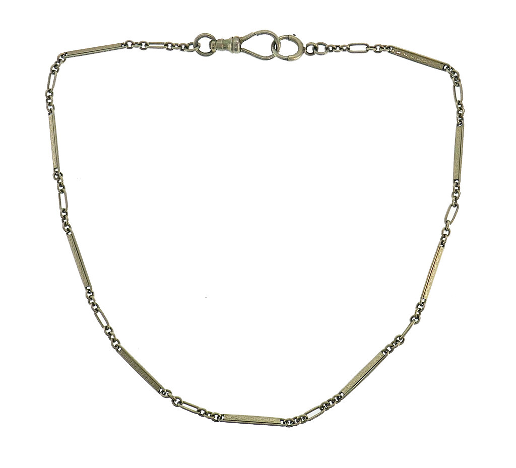 Victorian Gold WATCH CHAIN Antique Gem