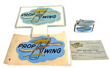 Aviation Club Lighter Prop & Wing Club Wallkill NY Kobelt Airport ID Card Vintag Aviation Club Lighter Prop & Wing Club Wallkill NY Kobelt Airport ID Card Vintag