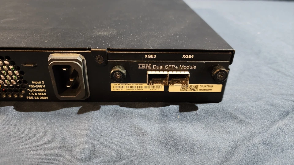 IBM RackSwitch G8000 Managed Switch 44x Gigabit Ports 4x SFP Ports Includes S - Image 4 of 4