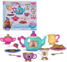Disney Junior Alice  s Wonderland Bakery Tea Party, Kids Tea Set for 2 - Ages 3 