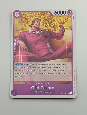 One Piece TCG Einzelkarte Gild Tesoro Englisch NM