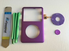 Front Housing Case Cover Click Wheel Button iPod Classic 80/120/160GB PURPLE