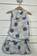 Infants HALO SleepSack Swaddle Sz NB 0-3m Wearable Blanket Fleece Floral Print