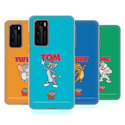 OFFICIAL TOM AND JERRY CHARACTERS SOFT GEL CASE FOR HUAWEI PHONES 4