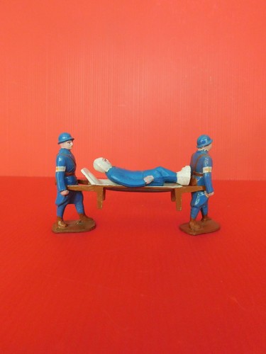 PLOMB CREUX / MARQUE L.R. / LA GRANDE GUERRE / BEL ENSEMBLE DE BRANCARDIERS - Picture 2 of 9