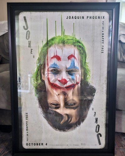 Joker Original RARE ADVANCE TEASER MOVIE POSTER 2019 Joaquin Phoenix Frame 27x39 - Bild 10 von 10