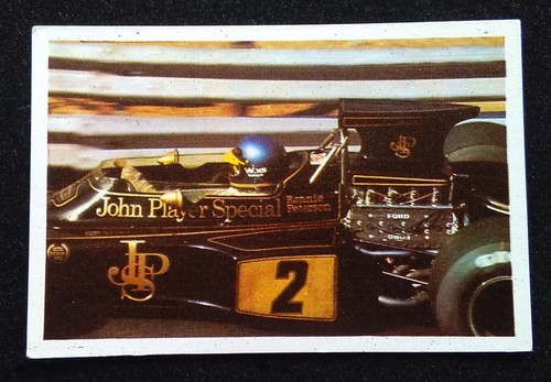 RONNIE PETERSON ~ LOTUS 72 ✱ Formula 1 Top Pilot ~ 2 Rare Stickers Portugal 1975 - Picture 5 of 7