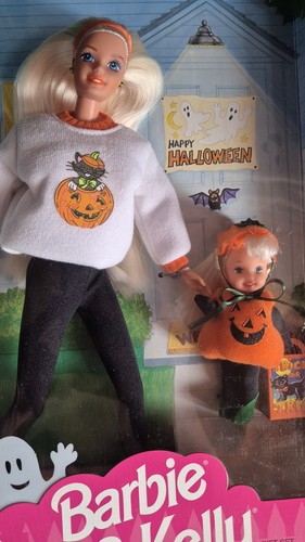 Barbie & Kelly Gift set Happy Halloween 🕸🎃👻 1996 Mattel 17238 NRFB - Imagen 4 de 6