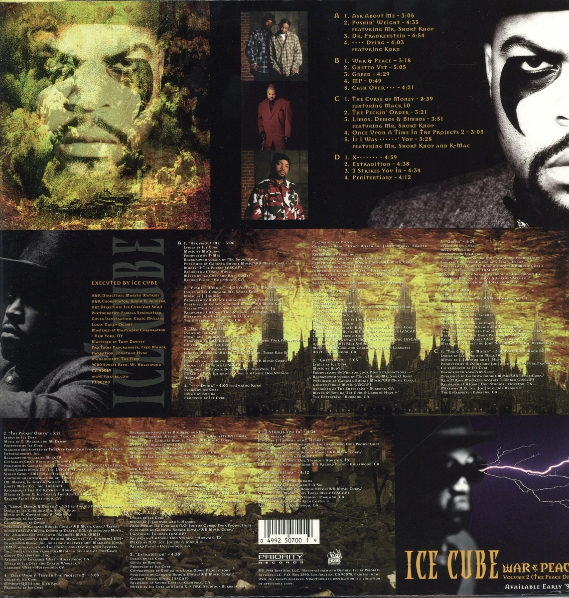 Ice Cube - War & Peace Vol. 1 (The War Disc)