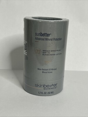 Skinbetter Science Sunbetter SHEER SPF 70 Advanced Mineral Sunscreen 1.7 OZ NEW