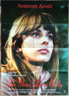 E182 Kinoplakat FOR YOUR LOVE ONLY Nastassja Kinski