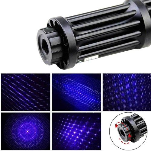 5 mW Blue Laser Pointer Pen Adjustable SOS Laser Beam Dot Light Torch USA - Picture 16 of 18