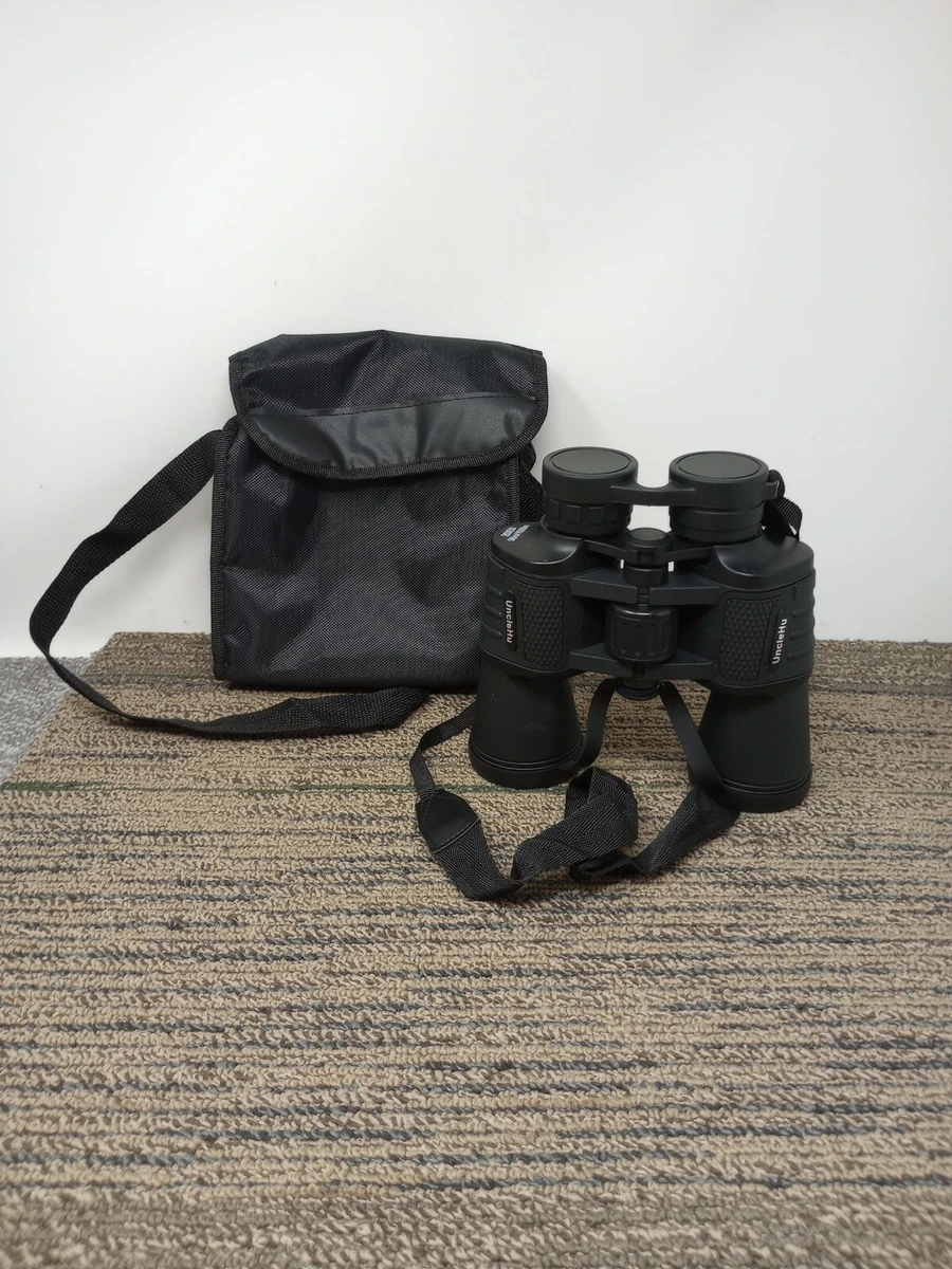 UNCLEHU BINOCULARS 20X50 56m 1000m With Carrying Bag Pre Owned