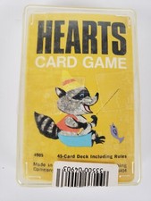Vintage 1960s Hearts Card Game Complete Set in Box Card 38 Card deck Western