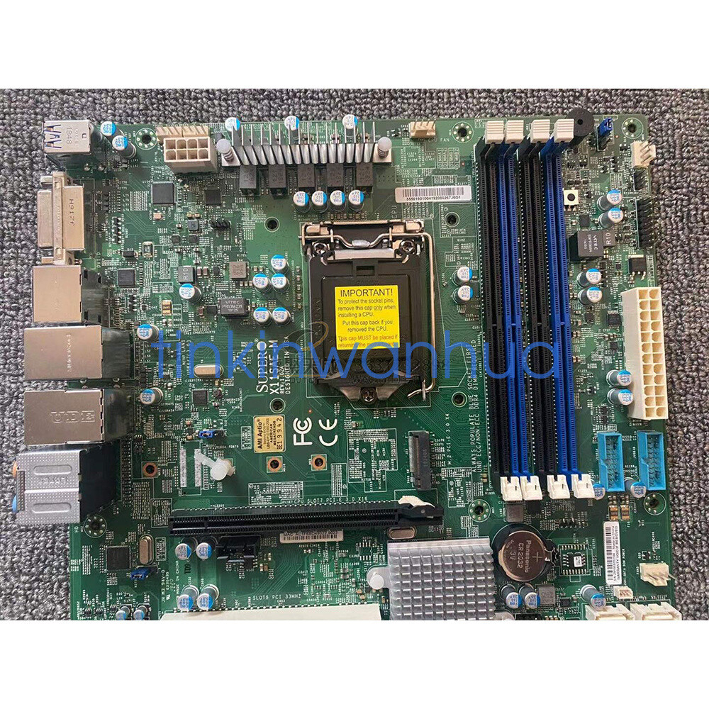For Supermicro X11SAE-F Intel C236 Chipset LGA 1151 DDR4 Workstation Motherboard