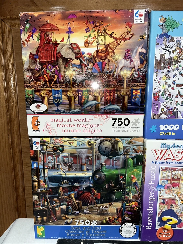 批量 8 个拼图 500 - 1000 块 - Buffalo Ceaco 星球大战 Ravensburger Goliath — 第 2/4 张图片