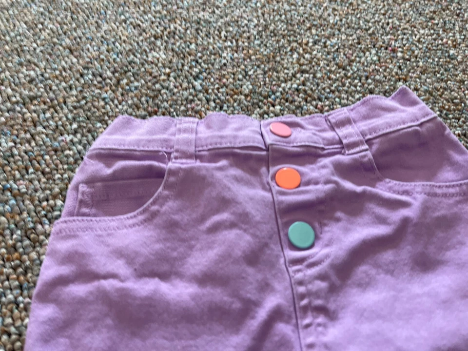 Garanimals Girls Light Purple Cutoff Skirt 2T - Image 2 of 3