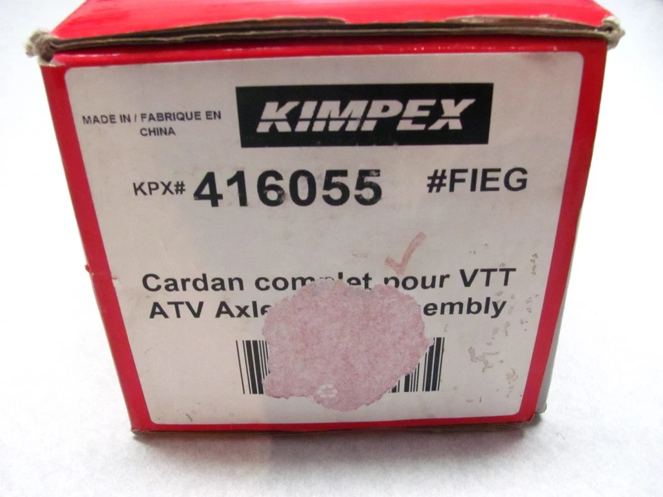 KIMPEX NOS 416055 EJE ARCTIC CAT PROWLER 650 4x4 H1 XT XTX XTZ HDX 700 550 1000 Foto 2 de 4