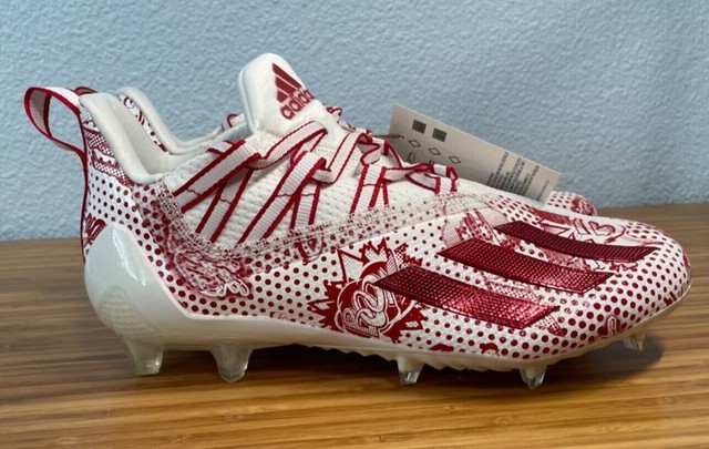 Adidas Adizero 11.0 Comics Men's Size 8 Football Cleats White Red FZ1162 Rare for sale online | eBay
