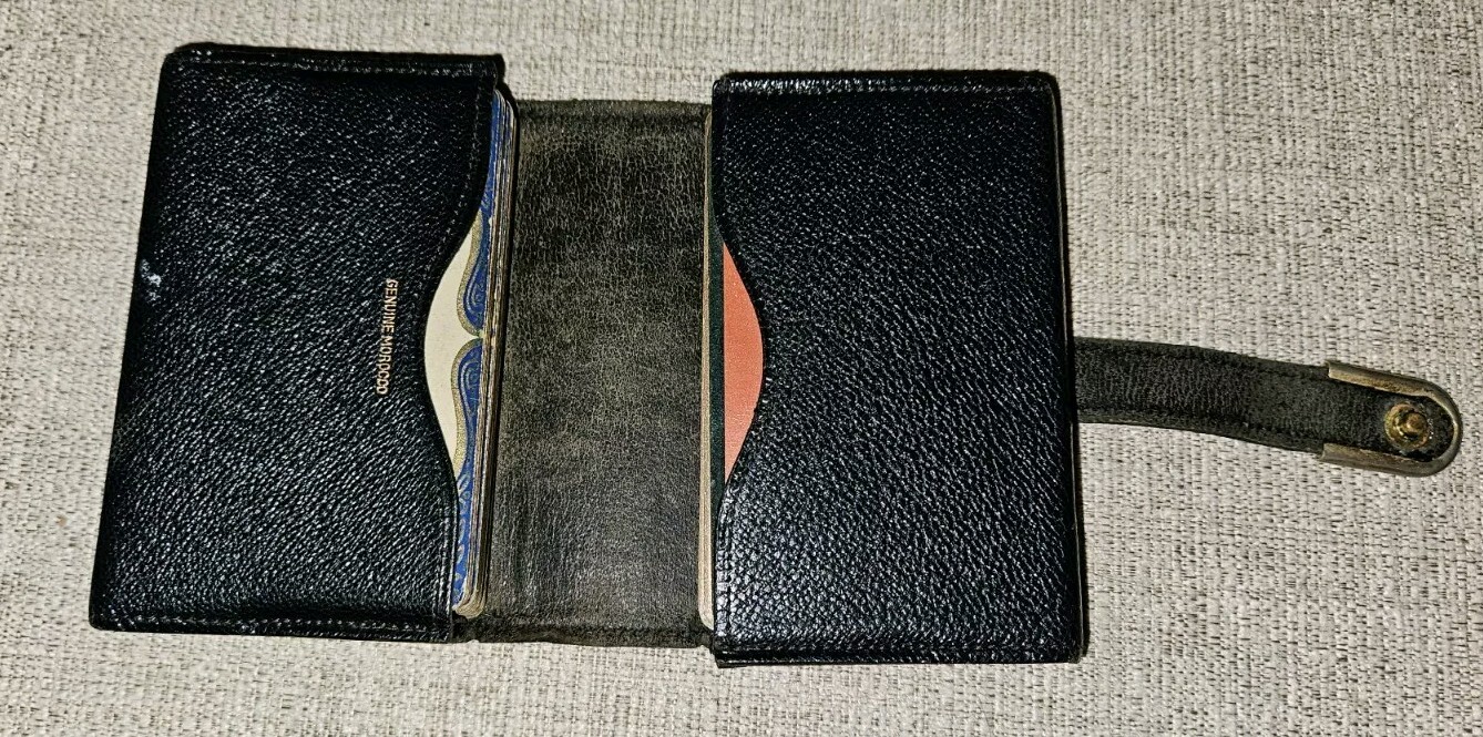 Rare Vintage Playing Cards w/ Leather Case 