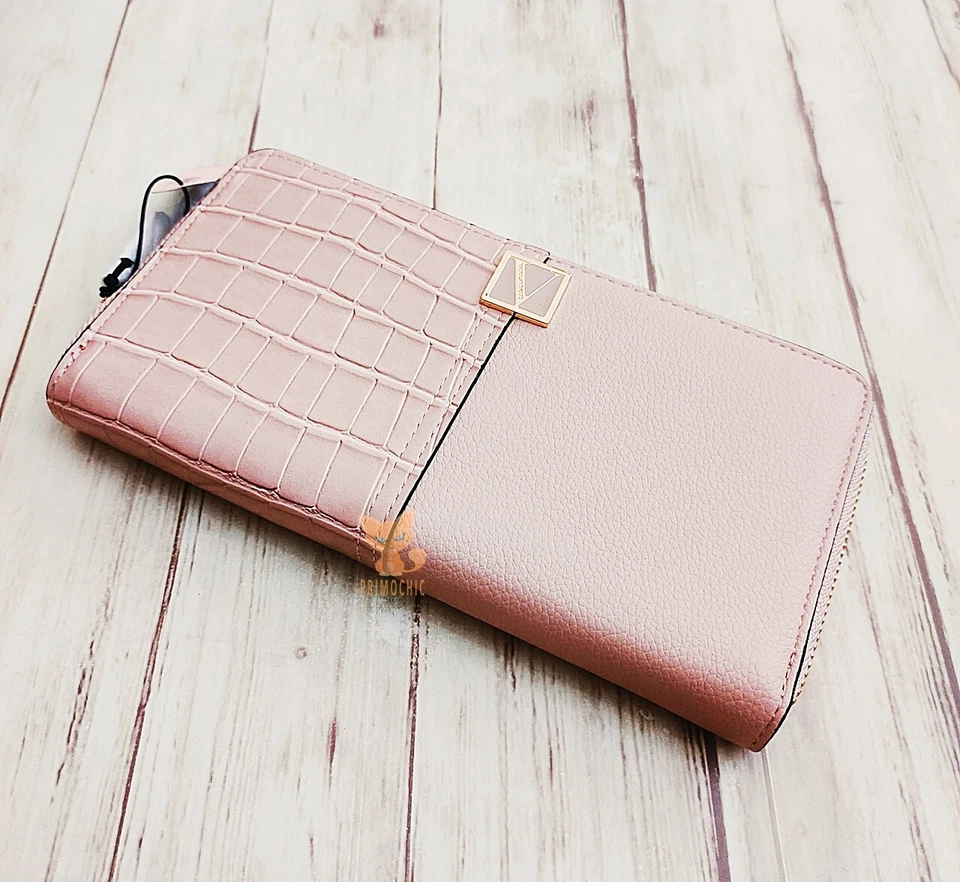 Pink Long Wallet Victoria's Secret Zip Around Purse - Image 2 of 4