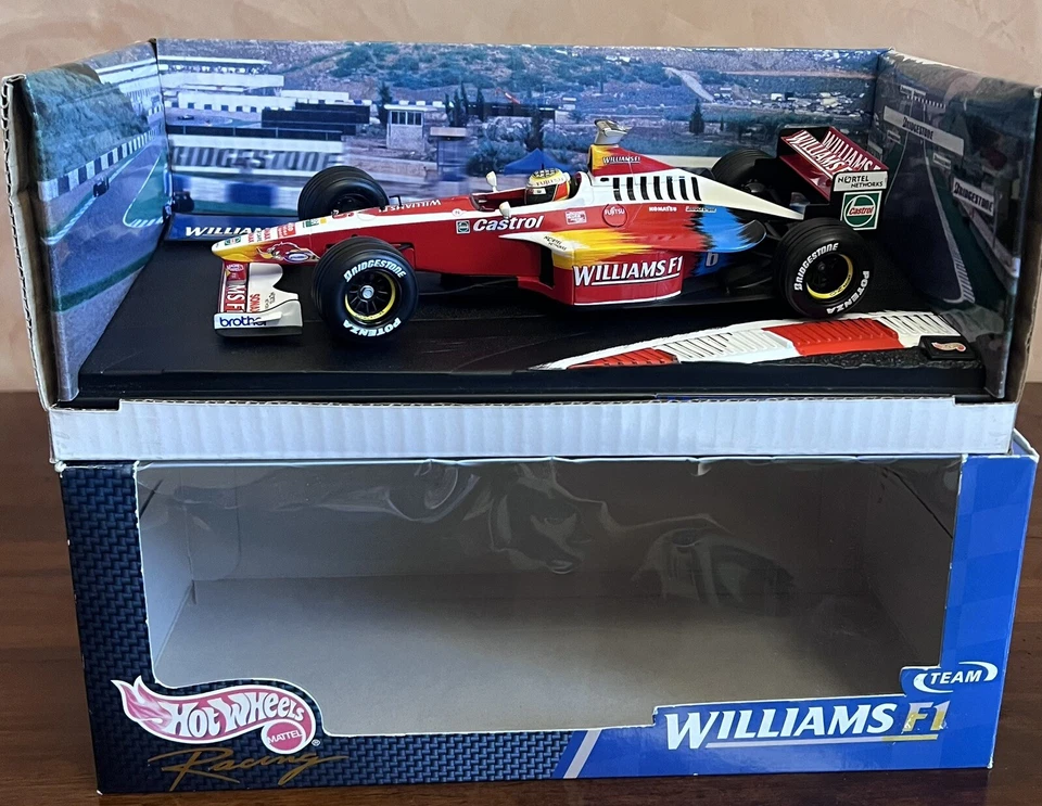 HOT WHEELS RACING WILLIAMS FW21 1999 RALF SCHUMACHER 1/18 F1 RAREE!!! - Immagine 2 di 4