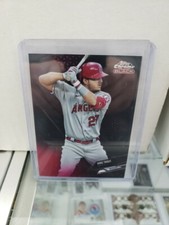 Mike Trout 2021 Topps Chrome Black Red Refractor SSP 3/5