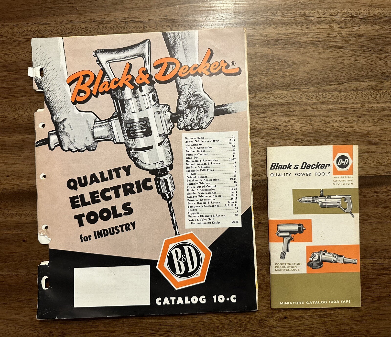 Vintage 1950’s BLACK & DECKER Industrial Automotive Tool Catalog