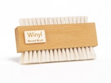 Double Sided Record Cleaning Brush by Winyl.High quality goats hair. wet/dry use