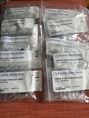 Extron Cable Pass-Through AAPS Black Right  70-267-01 LOT OF 10