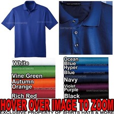 Mens Moisture Wicking Polo Sport Shirt Performance Golf Textured S-4XL NEW 