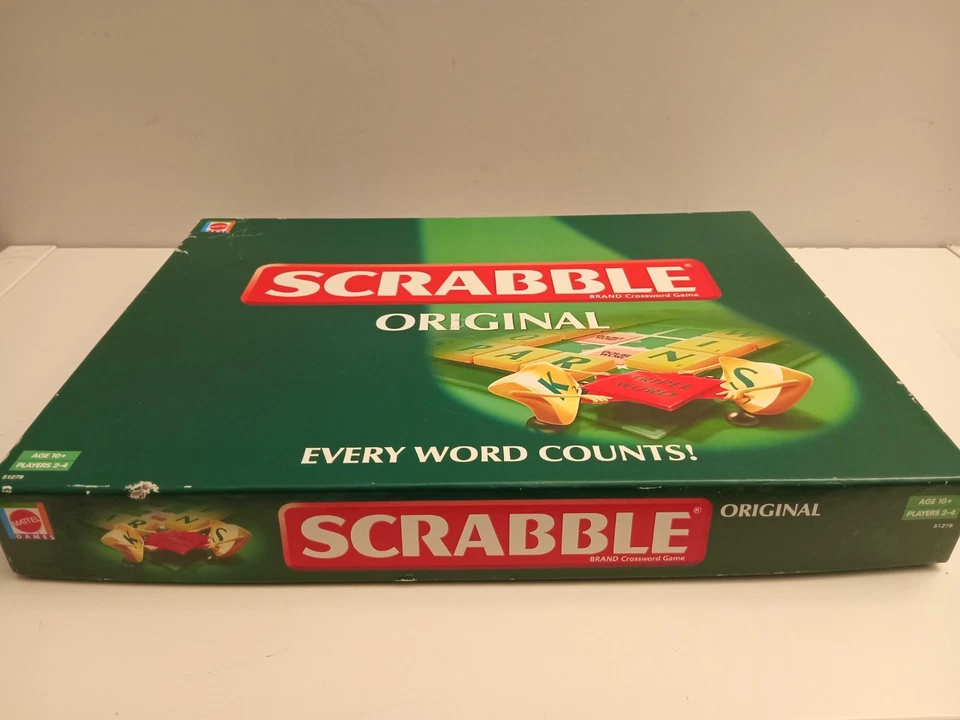 SCRABBLE ORIGINAL MATTEL 2008 EDITION 51279 COMPLETE - Image 4 of 4