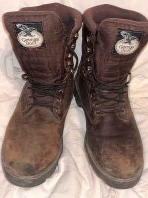 Georgia Boot size 10 M construction G109 insulated 600g insulation waterproof