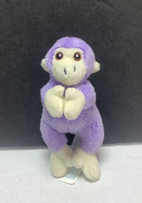 2007 Wishpets Purple Monkey 5  Keye #52283 mini Stuffed plush with tags