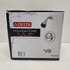 Delta B114900C Foundations Single-Handle 1-Spray Tub Shower Faucet, in Chrome