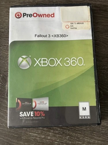 Fallout 3 (Microsoft Xbox 360, 2008) Very Clean     No Manual