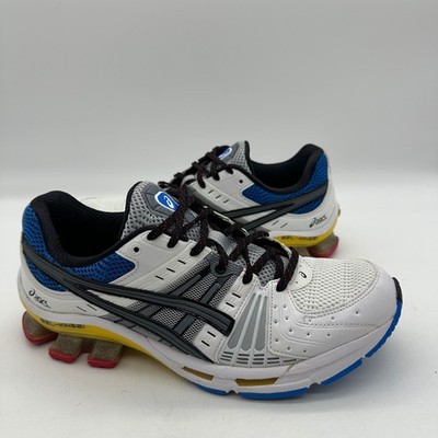 ASICS 1021A117 Mens Size 9.5 Gel-Kinsei OG White/Metropolis IGS Running Shoes