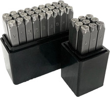 Jewelry Metal Stamping Kit VIN Letter Number Punch Set 3Mm