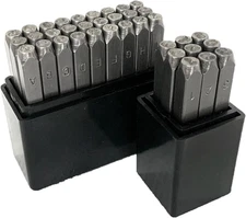 Jewelry Metal Stamping Kit VIN Letter Number Punch Set 3Mm