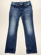 Wrangler Women's Boot Cut Jeans 9x32 Medium Blue Denim Faded Wash