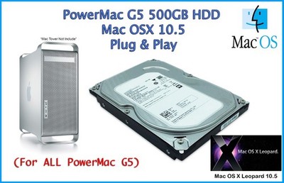 APPLE PowerMac G5 - Preinstalled OSX ready. Plug/Play.