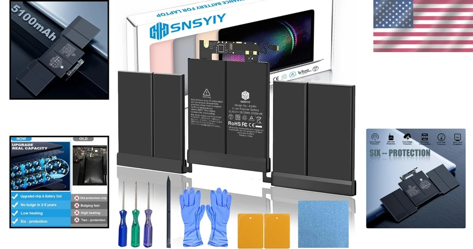 Lithium Polymer Battery for MacBook Pro 13 Inch (2018, 2019, 2020) - OEM Upgrade - Image 2 of 4