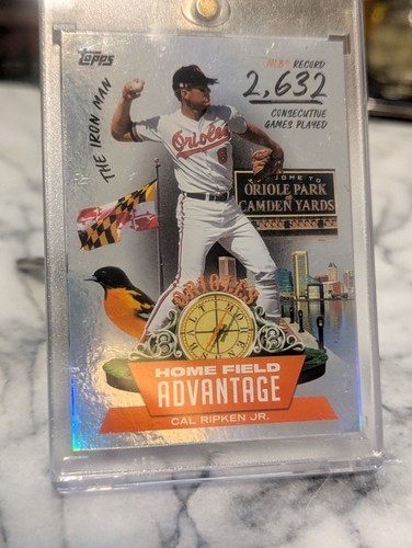 Cal Ripken Jr. #LHA-2 2022 Topps Legendary Home Field Advantage card
