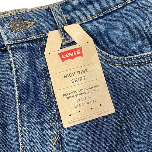 Levi’s High Rise Skirt Blue Jean Denim Girls 10 New - Picture 3 of 7