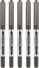 uni ball Eye Micro UB150 Rollerball Black 5 piece New