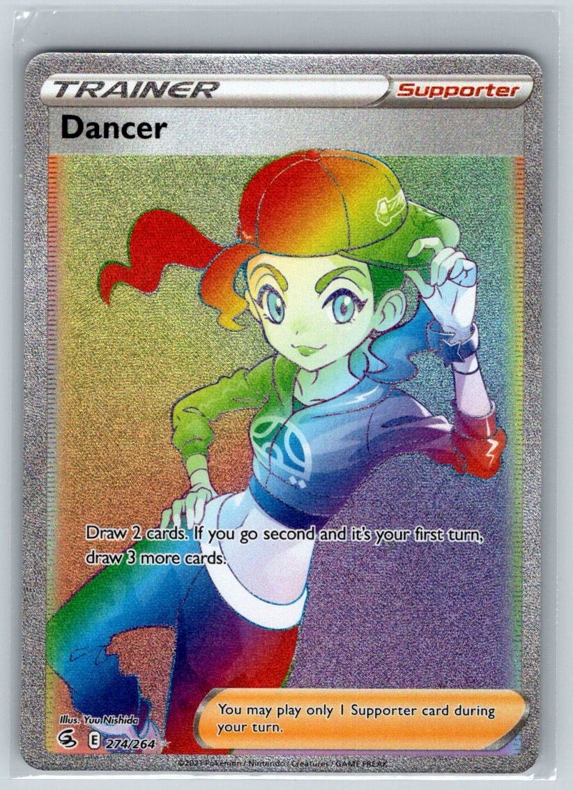 Dancer (Secret) 274/264 Swsh08: Fusion Strike Holo NM