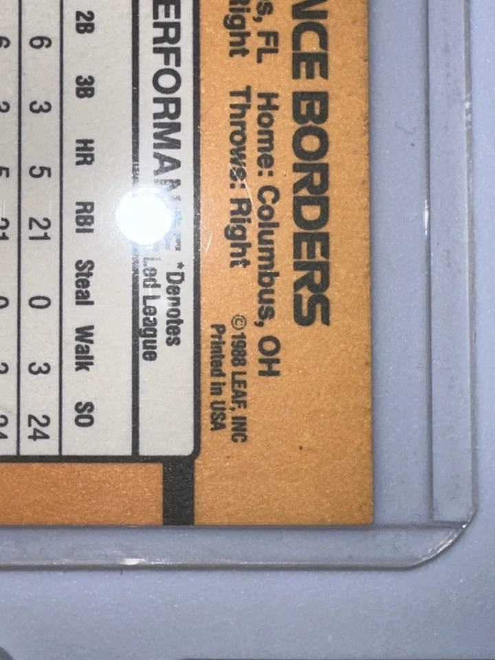 1989 Donruss - Pat Borders #560 - Image 3 of 4